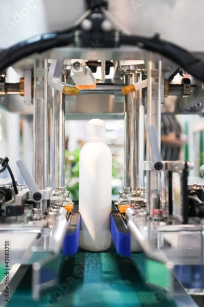 Obraz Plastic bottle on the conveyor