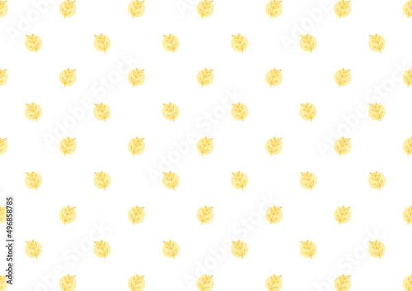 Fototapeta Wheat pattern wallpaper. oat symbol. free space for text. rice sign. Rice pattern wallpaper.