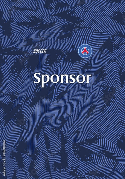 Obraz Soccer jersey design for sublimation 