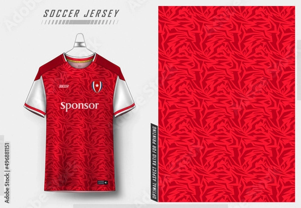 Obraz Soccer jersey design for sublimation 