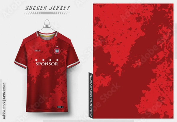 Obraz Soccer jersey design for sublimation 