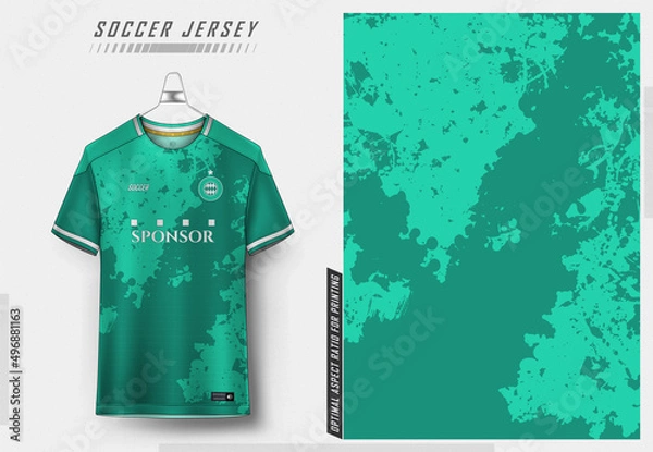 Obraz Soccer jersey design for sublimation 