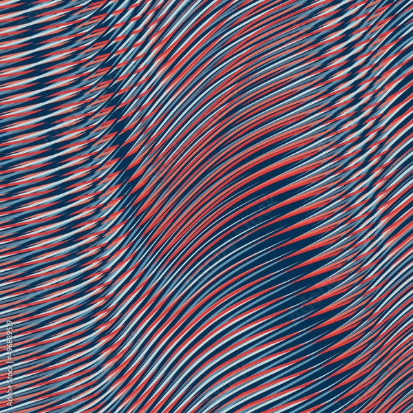 Obraz Abstract moire pattern background.