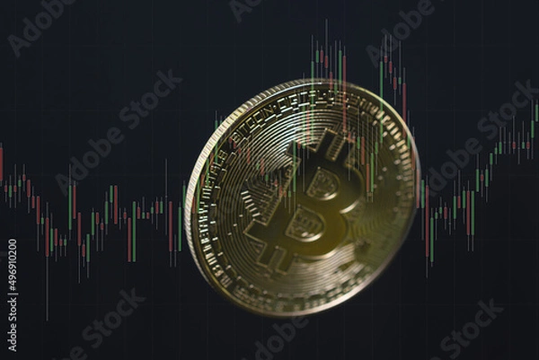 Obraz crypto currency trading concept