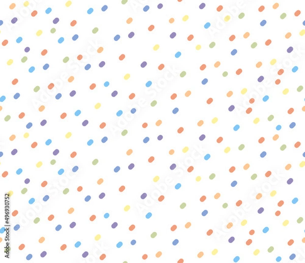 Fototapeta Colorful Memphis seamless pattern background. Vector illustration.