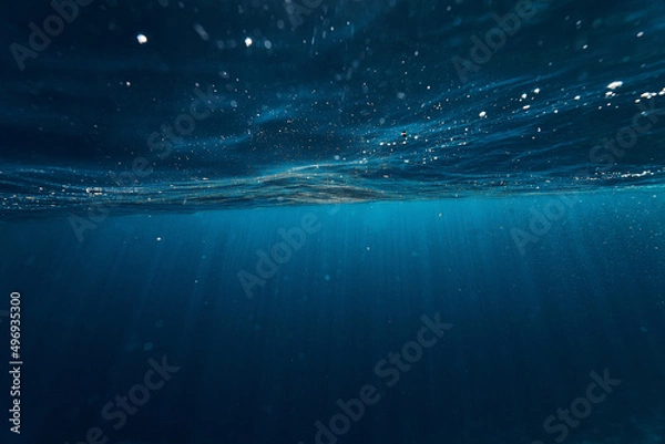 Obraz surface of blue deep water