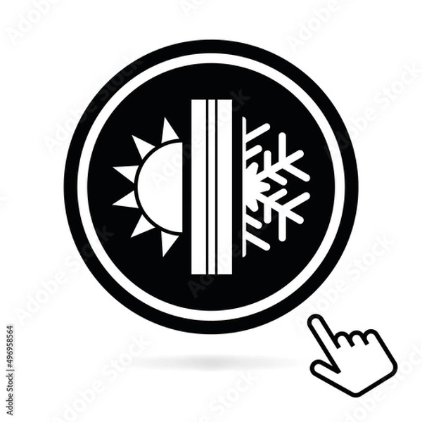 Fototapeta Logo isolation thermique.