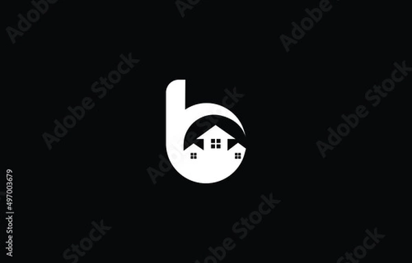 Obraz B Housing Modern and unique initials logo design