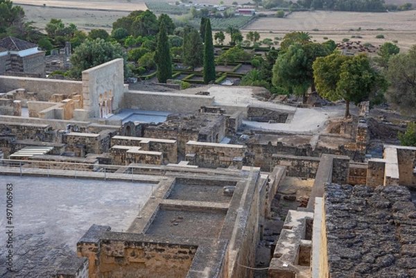 Obraz Overview of Medina Azahara, an archaeological site just outside Cordoba