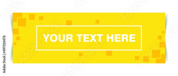 Fototapeta Banner Background Yellow Tech Simple Abstract Size 1000x3000 (5)