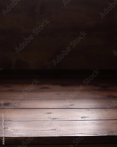 Obraz Wooden table top background texture.  Wood tabletop front view