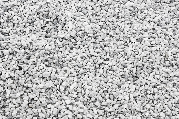 Fototapeta white quartz stone decorative chippings or aggregates