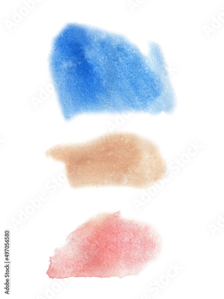 Obraz Spots with watercolor