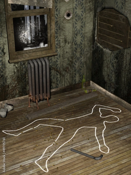 Obraz Mord im Apartement