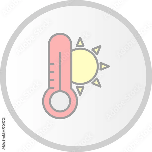 Obraz Hot Wheather Icon