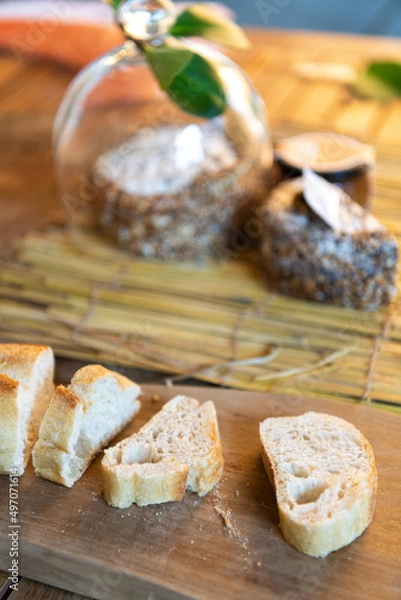 Obraz cheese and bread