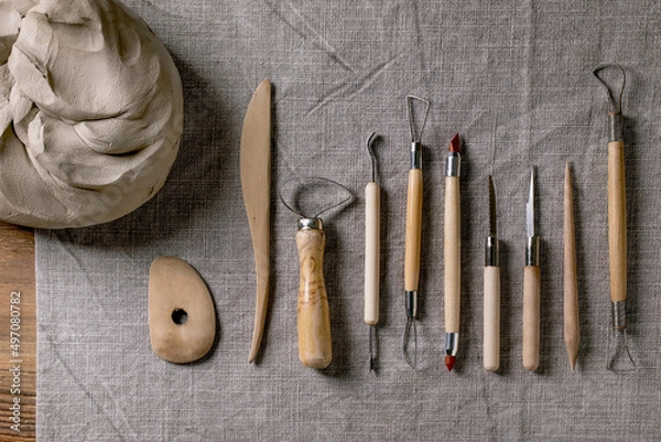 Obraz Set for pottery hobby