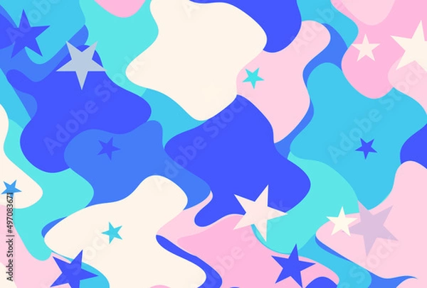 Fototapeta 背景素材_シンプルなマーブル模様_ビビットカラー