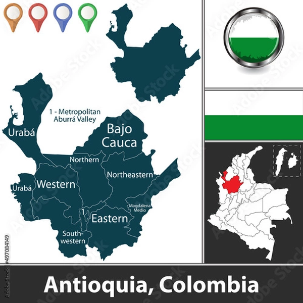Obraz Antioquia Department, Colombia