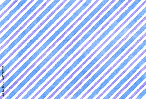 Fototapeta 背景素材_水彩テクスチャ_水色