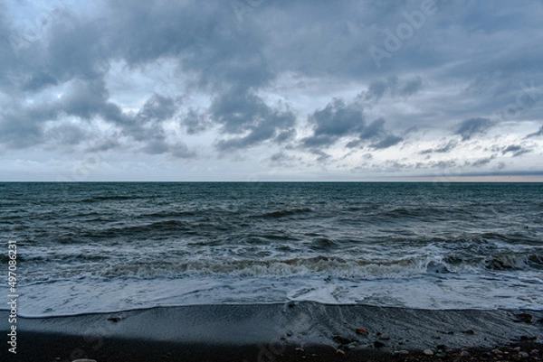 Obraz storm on the beach