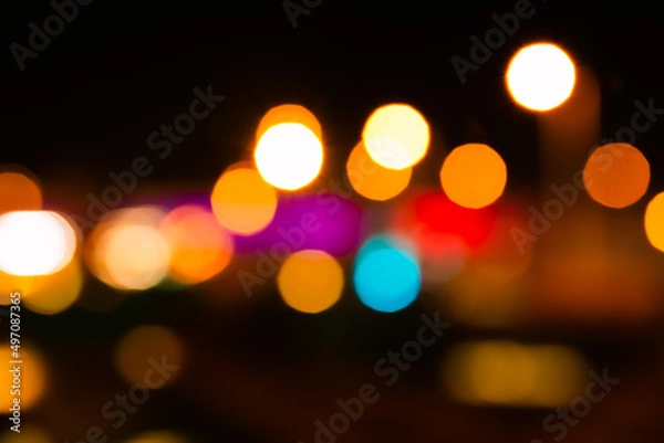 Obraz bokeh lights