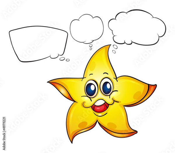 Fototapeta A thinking star