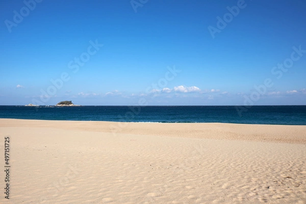 Obraz Bongpo beach in Goseong-gun, South Korea.
