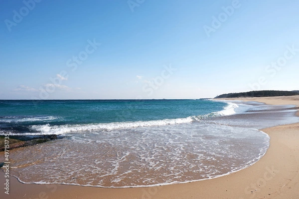 Obraz Bongpo beach in Goseong-gun, South Korea.
