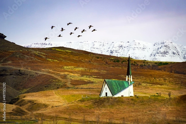 Obraz house in the mountains