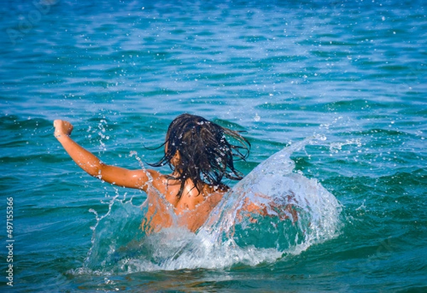 Obraz swimmer in the pool