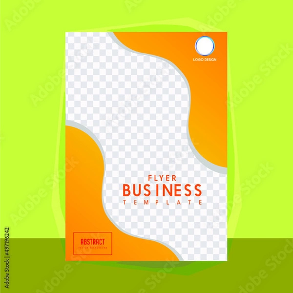 Fototapeta Social media post vector template designs, book covers, magazines and can be re-edited as needed.