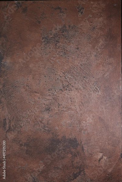 Fototapeta Abstact Grungy decorative rough beige sepia concrete stone background. Copyspace.