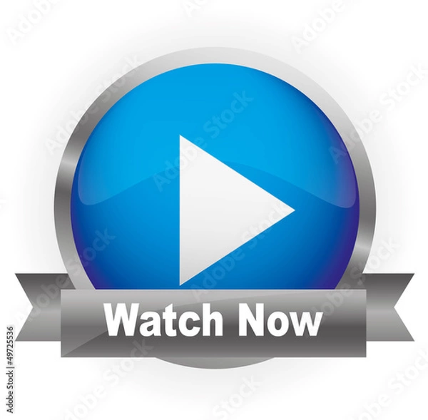 Obraz Glossy media button