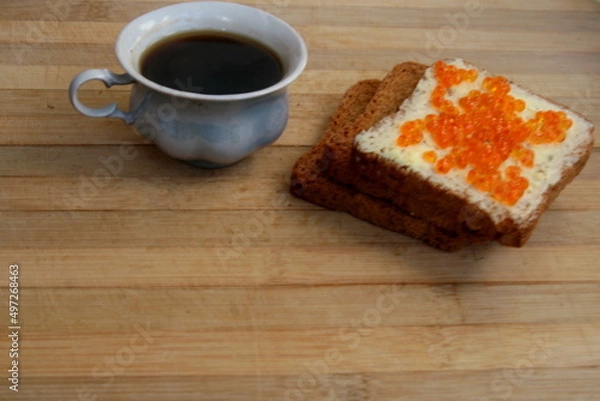 Fototapeta coffee and cake