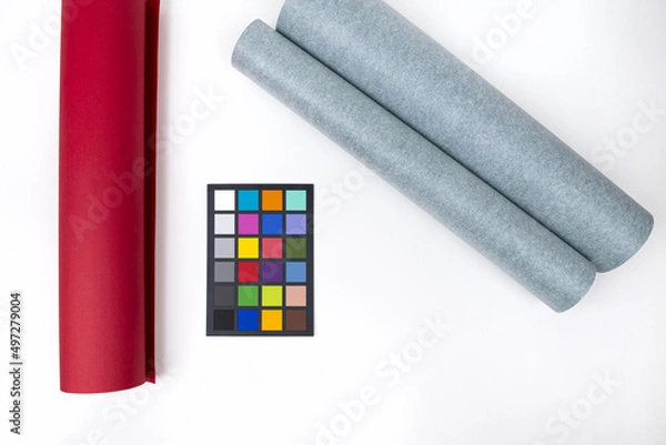 Fototapeta Color checker, wroznik kolorów w pracowni wzorcowej