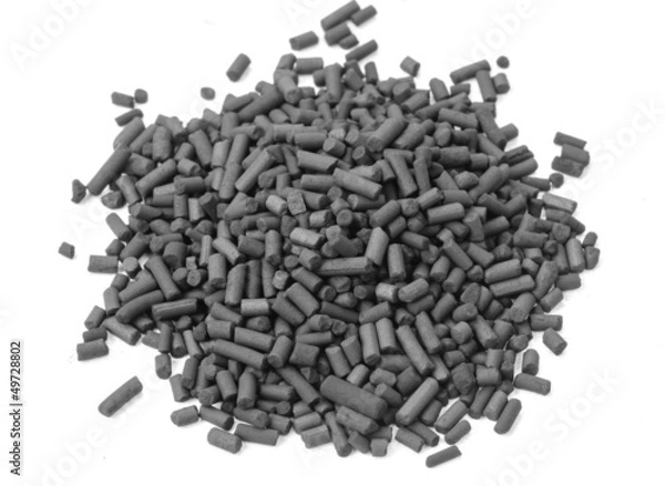 Obraz Activated carbon granules