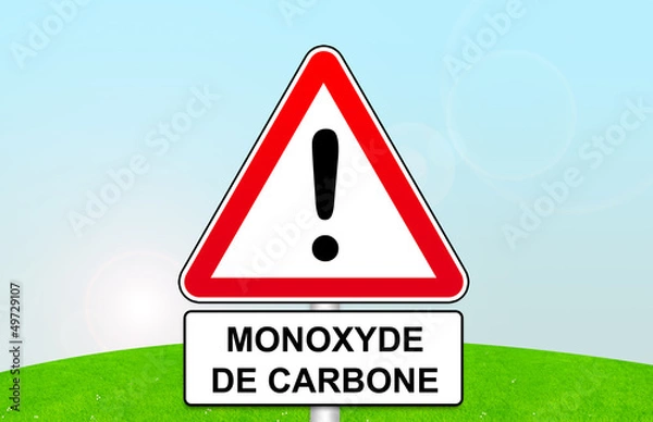 Fototapeta monoxyde de carbone