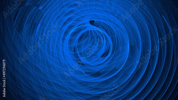 Obraz Beautiful abstract background for art projects, cards, business, posters. 3D illustration, computer-generated fractal