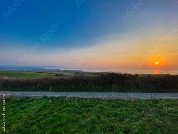 Obraz Cornwall Sunset