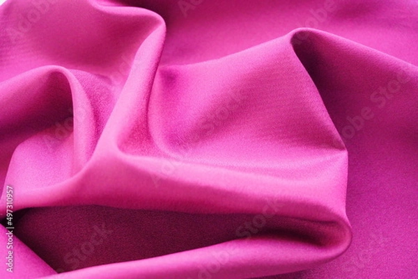 Obraz ビロード感のある赤紫色の布