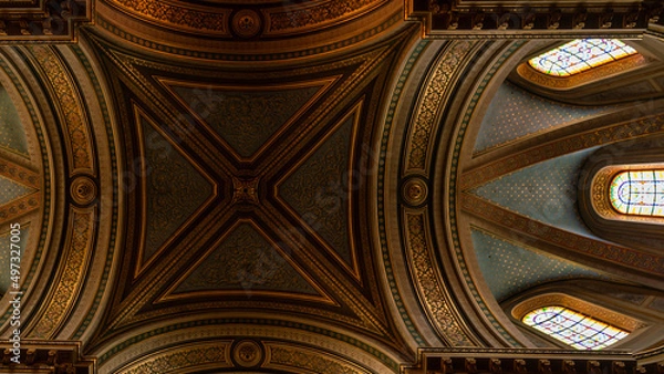 Fototapeta Interior of the Basilique Notre Dame la Daurade