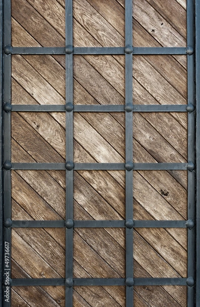 Obraz wood clad iron