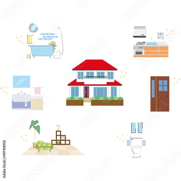 Fototapeta お家のリフォーム全体