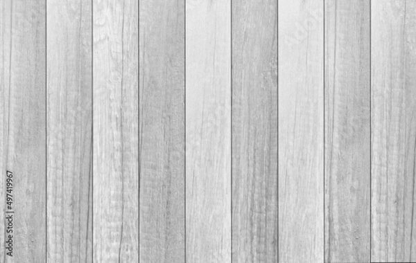 Fototapeta White wood texture background.