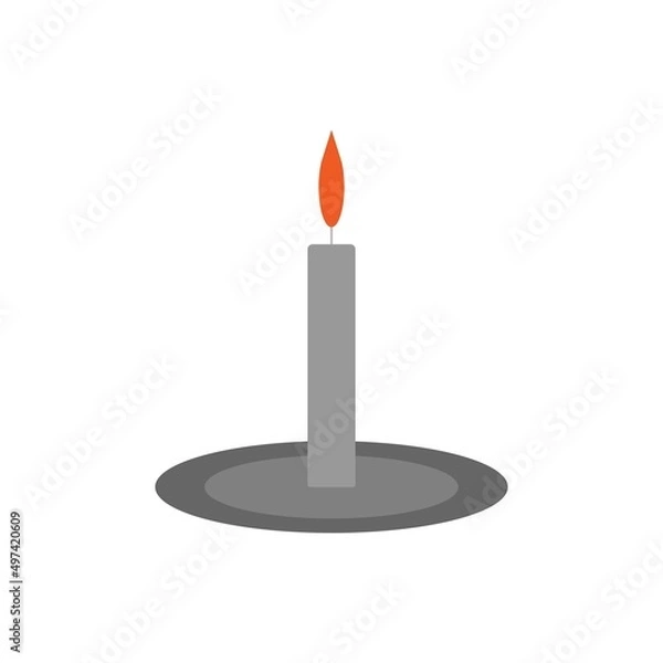 Fototapeta candle icon vector illustration design image element