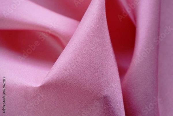 Obraz ビロード感のある赤紫色の布