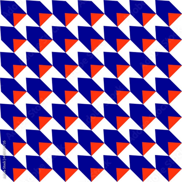 Fototapeta Seamless arrow pattern isolates on white background