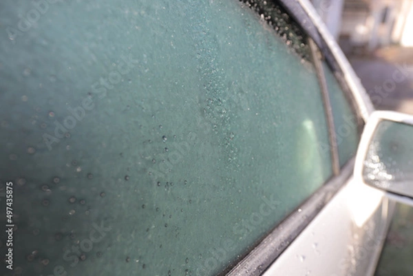 Obraz 凍ったサイドガラス