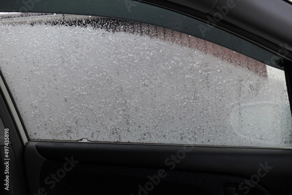 Obraz 凍ったサイドガラス